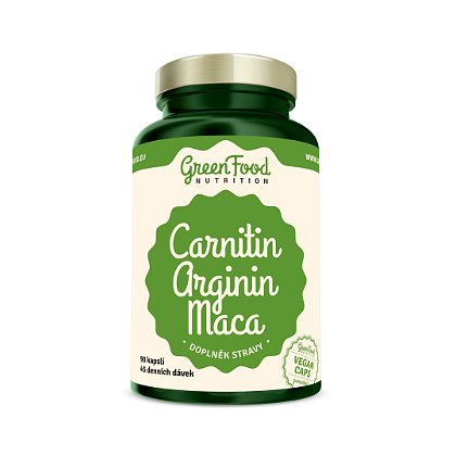 GreenFood Nutrition Carnitin Arginin Maca 90cps