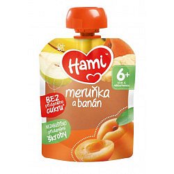 Hami Ovocná kapsička meruňka a banán 6x90 g