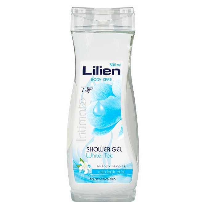 Lilien sprchový gel pro intimní hygienu White Tea 300ml