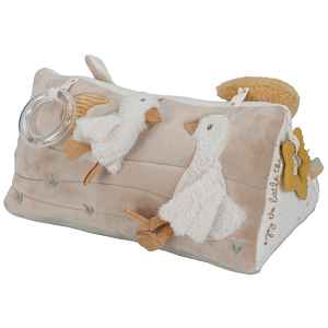 Little Dutch Newborn Naturals Activity Triangel interaktivní plyšová hračka pro děti od narození 1 ks