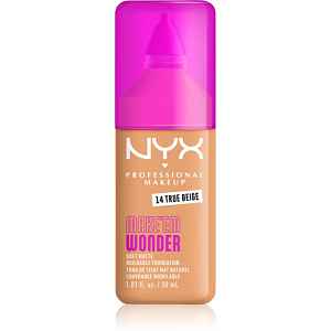 NYX Professional Makeup Make ‘Em Wonder lehký matující make-up odstín 14 True Beige 30 ml