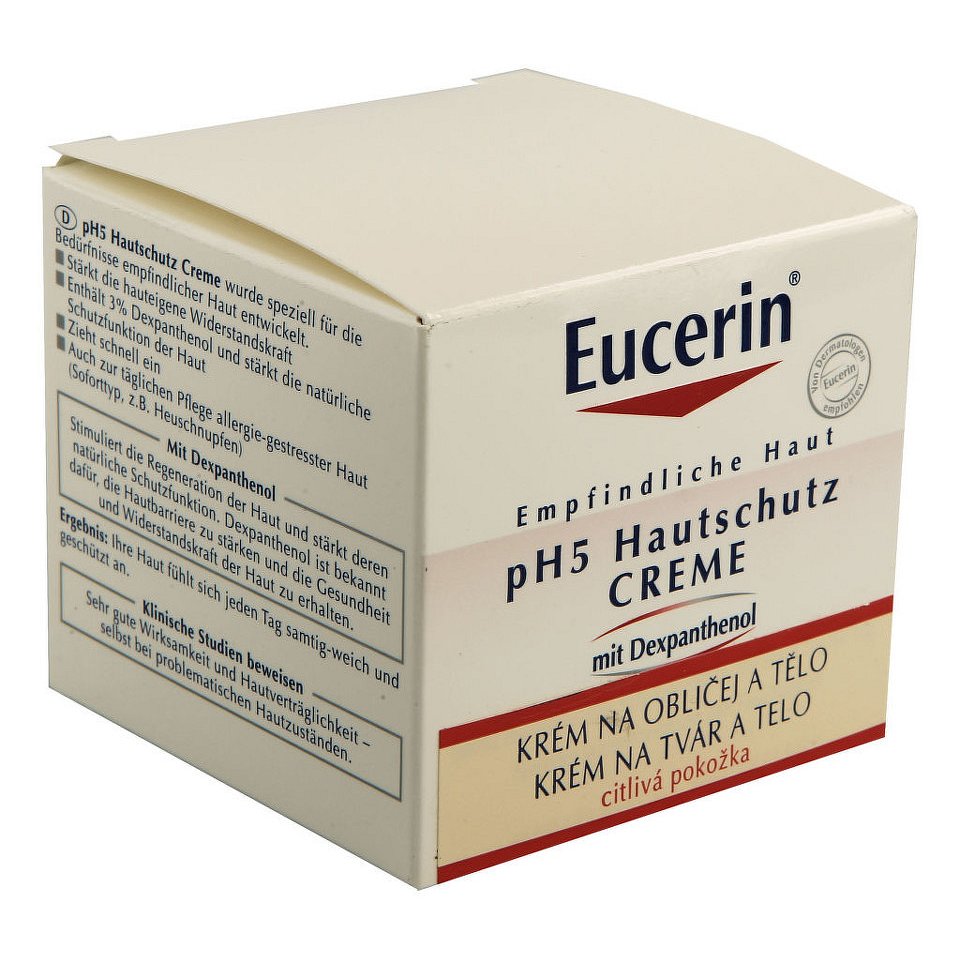EUCERIN ph5 Hydratační krém obl.+ tělo 75ml 63022