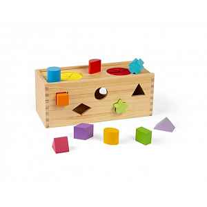 Bigjigs Toys Vkládání Tajemná krabička 11 ks