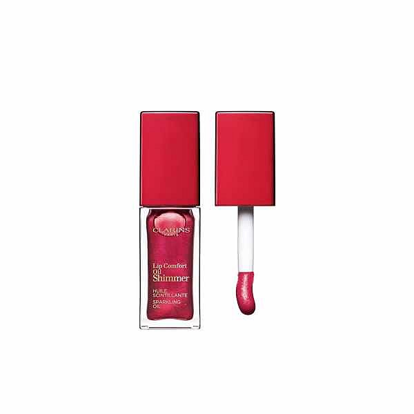 Clarins Lip Comfort Oil Shimmer olej na rty s vícerozměrným leskem  08 - Burgundy Wine