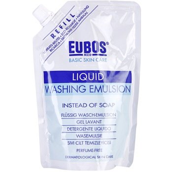 Eubos Basic Skin Care Blue mycí emulze bez parfemace náhradní náplň  400 ml