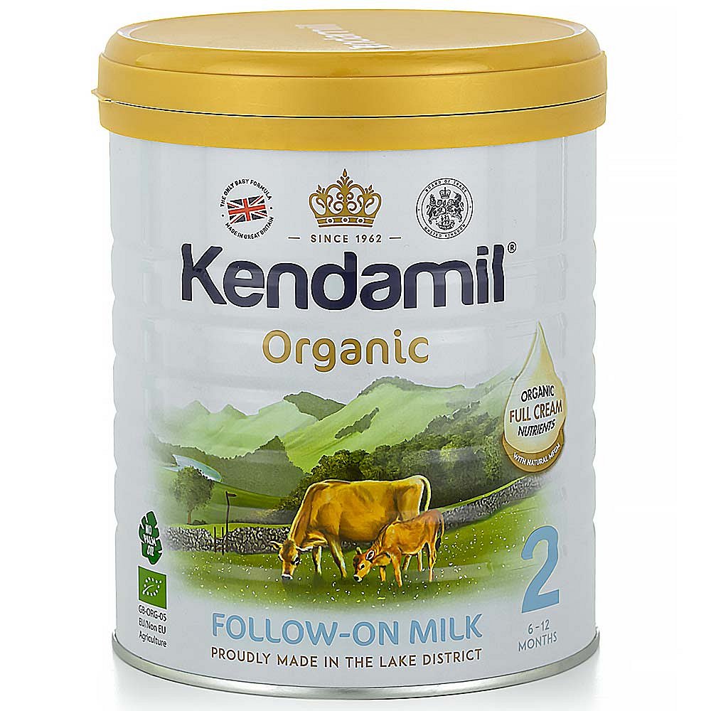 KENDAMIL 2 BIO DHA+ Organické pokračovací kojenecké mléko od 6 - 12 měsíců 800 g