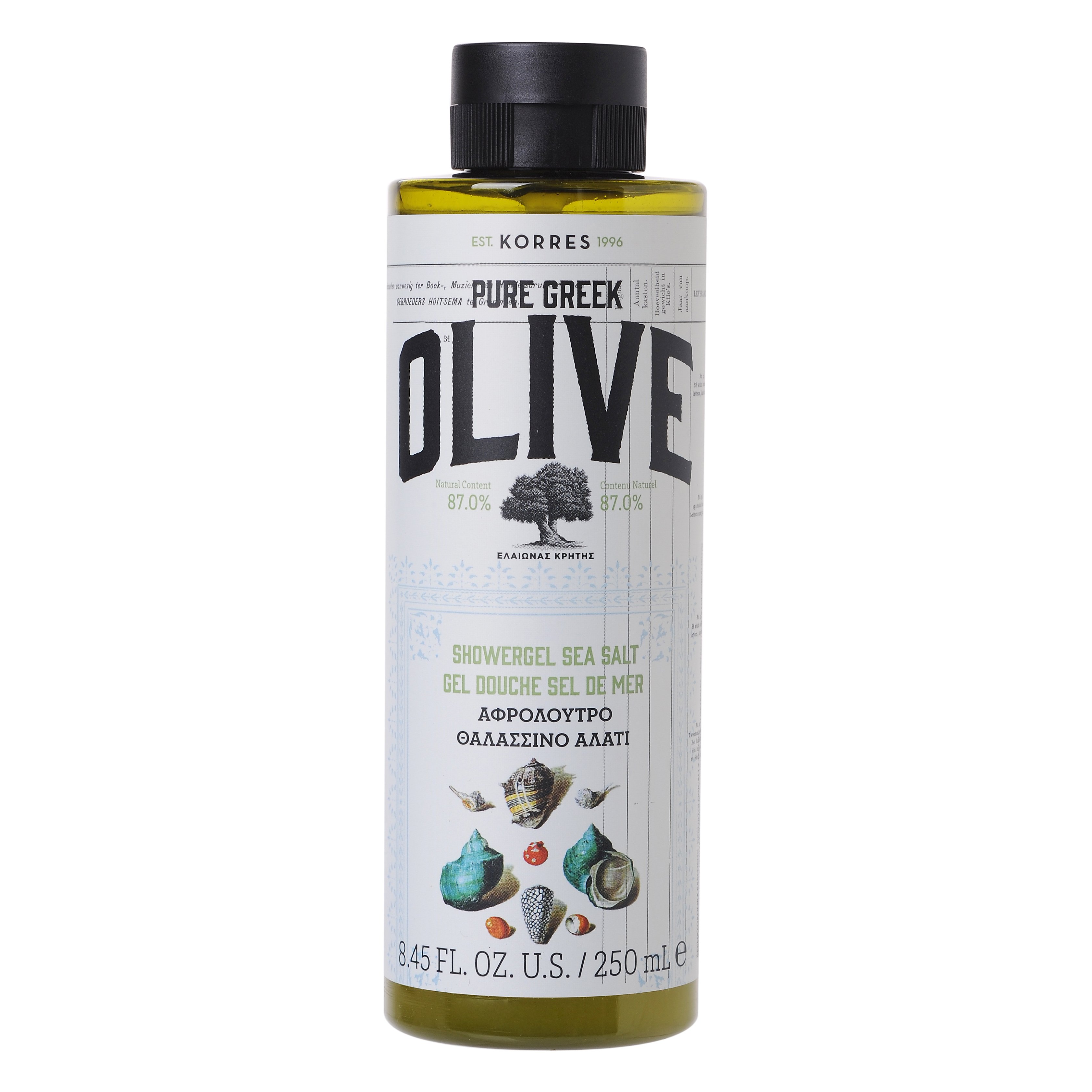 Korres Pure Greek Olive Sprchový gel s vůní mořské soli 250ml