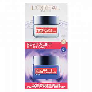L´ORÉAL Paris Revitalift Filler Duopack Denní krém + noční krém 2 x 50 ml