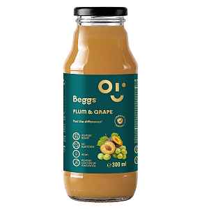 BEGGS Nápoj hroznové víno & švestka 300 ml