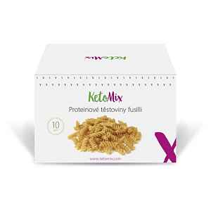 KETOMIX Proteinové těstoviny fusilli 10 x 50 g