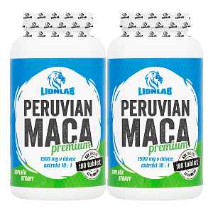 lionlab Peruvian Maca Premium XXL AKCE 1+1