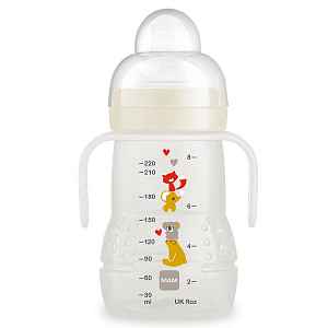 MAM Hrnek Trainer+, 220 ml 4m+, bílý