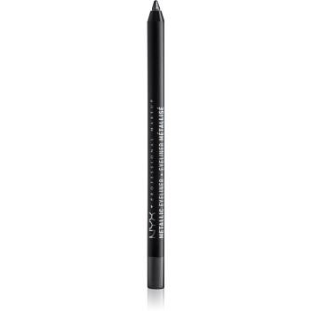 NYX Professional Makeup Metallic Eyeliner metalická tužka na oči odstín 05 Gunmetal 1,3 g