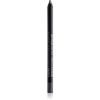 NYX Professional Makeup Metallic Eyeliner metalická tužka na oči odstín 05 Gunmetal 1,3 g