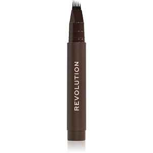 Revolution Instant Brow Hair fix na obočí odstín Dark Brown 1.8 ml
