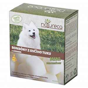 NATURECA Bonbóny z ovčího tuku s lososem Mini 250 g
