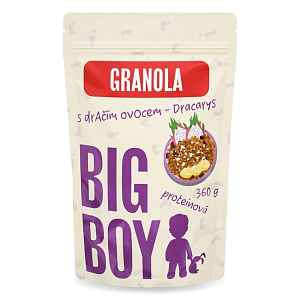 Big Boy Proteinová Granola 360 g dračí ovoce eko varianta