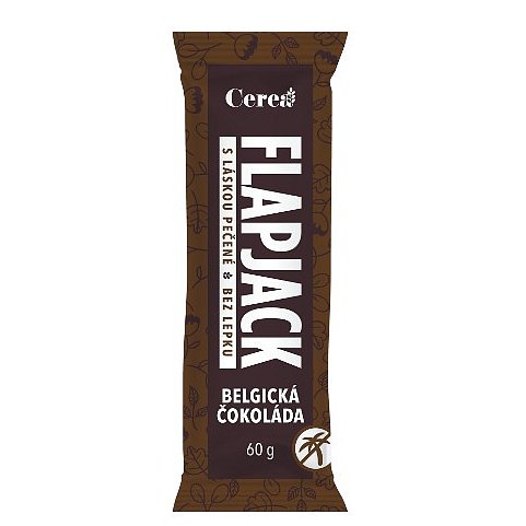 Flapjack Belgická čokoláda Ovesná tyčinka 60g