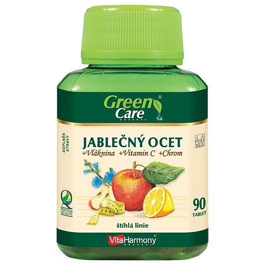 Jablečný ocet + vláknina + chrom + vitamin C 90tbl.