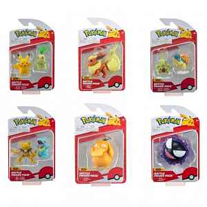POKEMON Battle figurka set na kartě různé druhy plast  1-2 ks