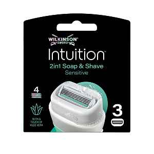Wilkinson Sword Náhradní hlavice Wilkinson Intuition Naturals Sensitive 3 ks