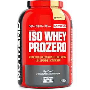 Nutrend ISO Whey prozero jahodový cheesecake 2250g