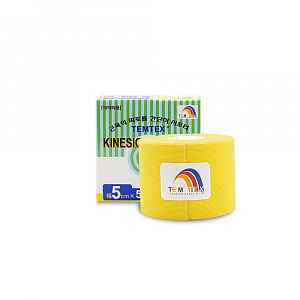 Tejp. TEMTEX kinesio tape žlutá 5cmx5m