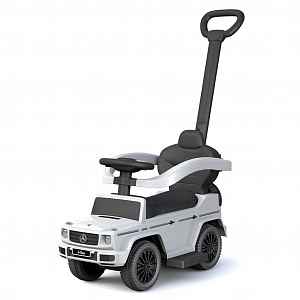 Baby Mix Odrážedlo s vodící tyčí Mercedes Benz G-Class  bílé