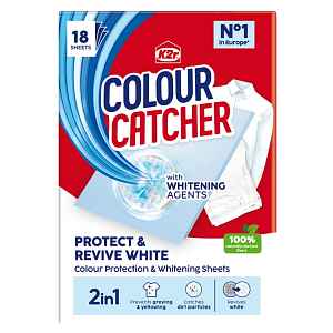K2r Colour Catcher 2in1 Protect & Revive White Prací ubrousky 18 kusů