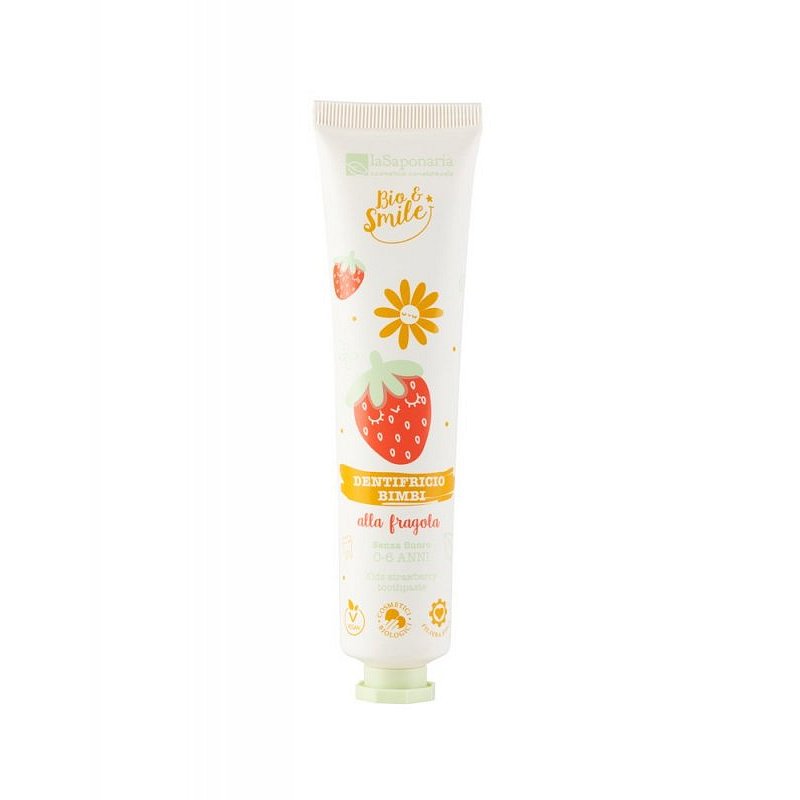 laSaponaria Jemná dětská zubní pasta jahoda BIO 75ml