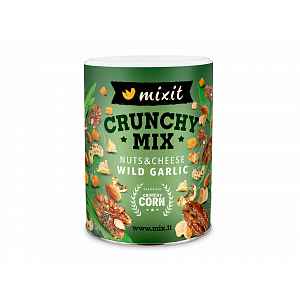 Mixit Crunchy mix sýr, crunchy corn a oříšky s medvědím česnekem 300 g