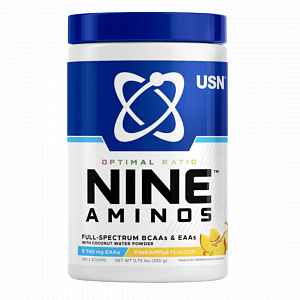 USN Nine Aminos 330g - zralý ananas