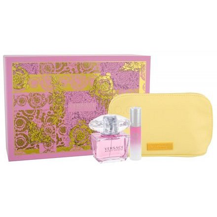 VERSACE BRIGHT CRYSTAL SET EdT 90ml + toaletní taštička + cestovní spray 10ml