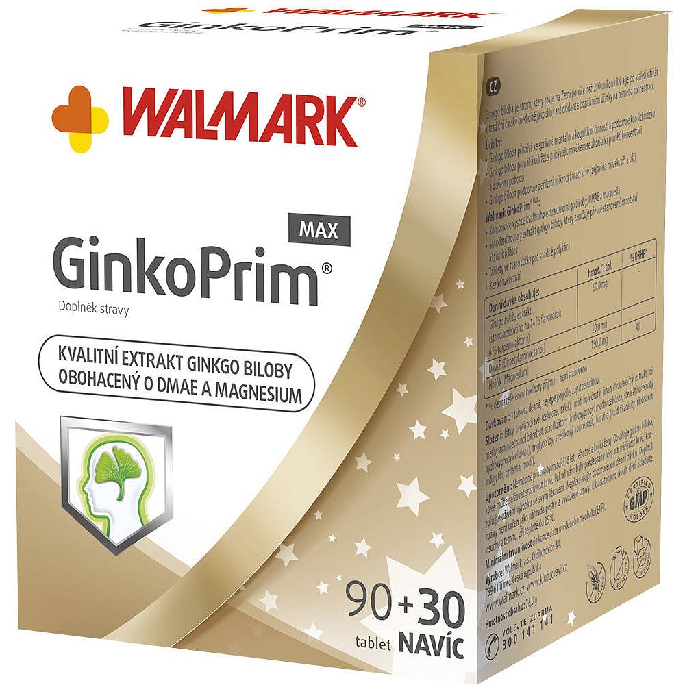 Walmark GinkoPrim Max 90+30tbl.