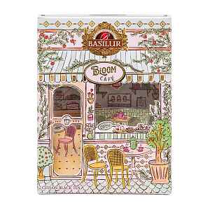 BASILUR Bloom café berry twist směs černého čaje 75 g