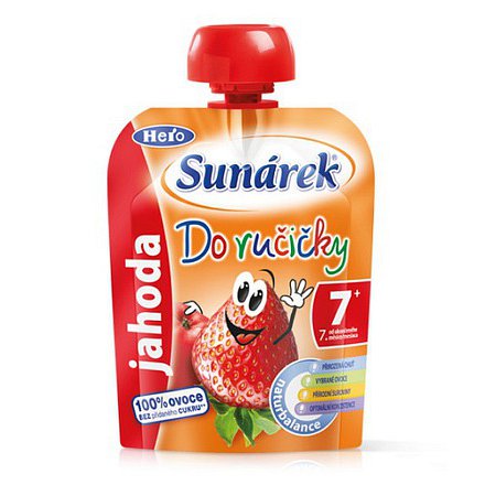 Sunárek Do ručičky S jahodami 90g