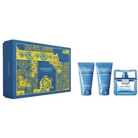 VERSACE EAU FRAICHE SET EdT 50ml + sprchový gel 50ml + balzám po holení 50ml