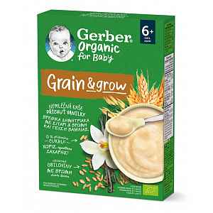 Gerber Organic for Baby Nemléčná kaše s příchutí vanilky 200 g