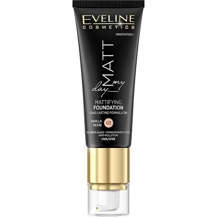 Eveline Matt My Day – Matující make-up 03 Vanilla Beige