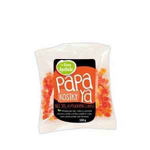 Green Apotheke Papaya kostky 100g bez cukru a SO2