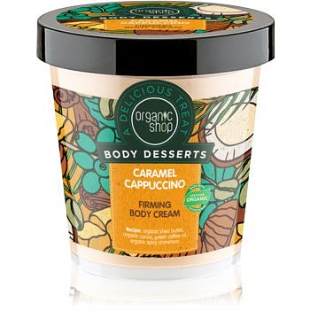 Organic Shop Body Desserts Caramel Cappuccino zpevňující tělový krém  450 ml