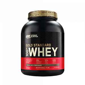 Optimum Nutrition 100% Whey Gold Standard, dvojitá bohatá čokoláda, 4540g