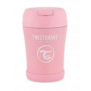 Twistshake Termoska na jídlo 350ml Pastelově růžová