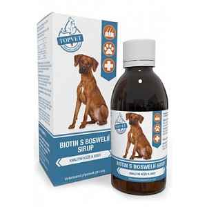 Topvet For Pets Biotin s boswélií sirup pro psy 200 ml