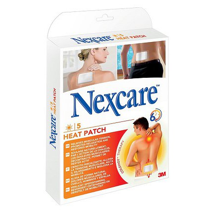 3M Nexcare Hřejivá náplast 95x130mm 5ks