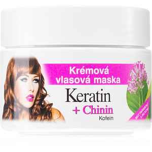 Bione Cosmetics Keratin + Chinin krémová maska na vlasy 260 ml