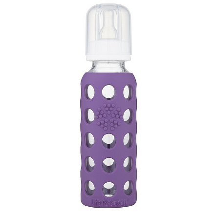 Lifefactory kojenecká láhev 250ml Grape