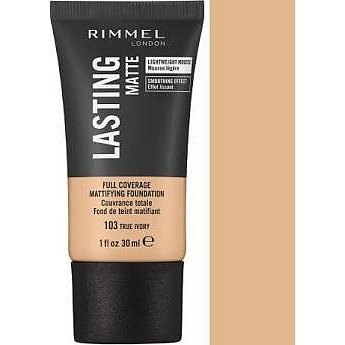 Rimmel Dlouhotrvající make-up Lasting Matte 103 True Ivory 30 ml