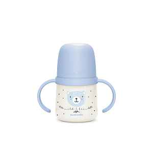 Suavinex První láhev s oušky WILD&FREE 150 ml 1 ks modrá