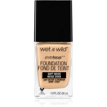 Wet n Wild Photo Focus matující fluidní make-up odstín Soft Beige 30 ml